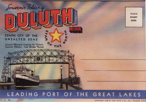 Duluth Postcard 1938