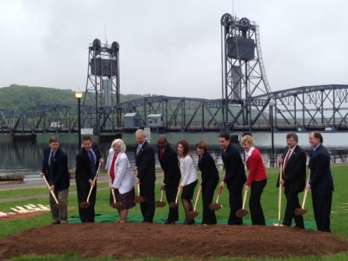 stillwater bridge groundbreaking