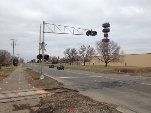 Freight rail adjacent for commuting hobos