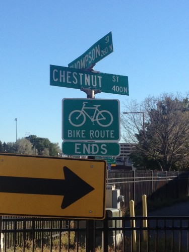 Bike Route ENDS