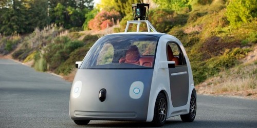 Self-driving Google car