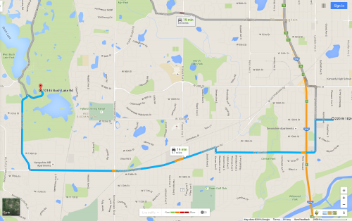 My House to Hyland Park