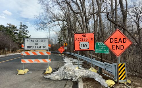 Amazing cluster of signs all in one place. In case you missed the message.