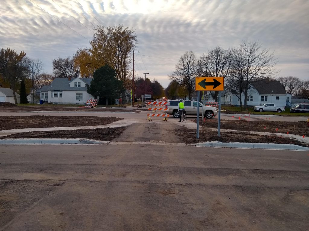 Margaret Street at Johnson Parkway after construction 2018