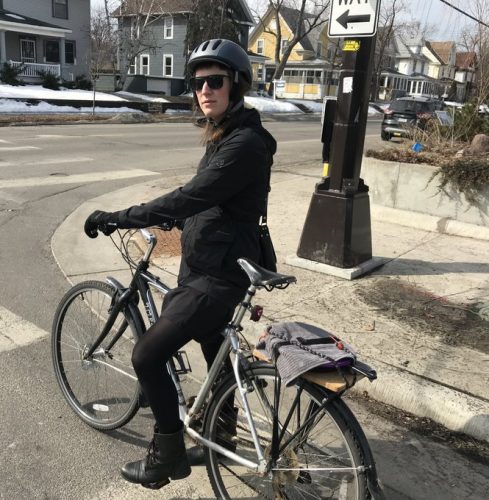 Biking with a frittata