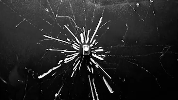 A gif of Radium 226 in a cloud chamber. There's a fission event about 5 times per second