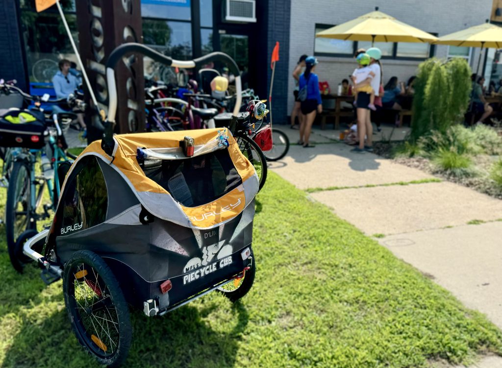 Piecycle rides are as much about the journey as the destination: Once riders arrive at the bakery/cafe/restaurant, it's all about fueling up with baked goods and making new friends.