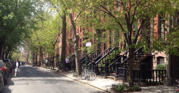 A street view of Greenwich Village