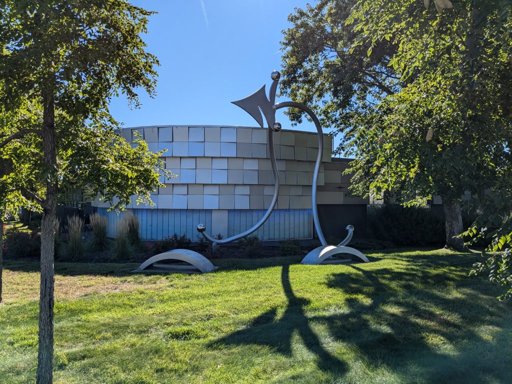 A redeveloped warehouse serves as the Hennepin County Service Center.
