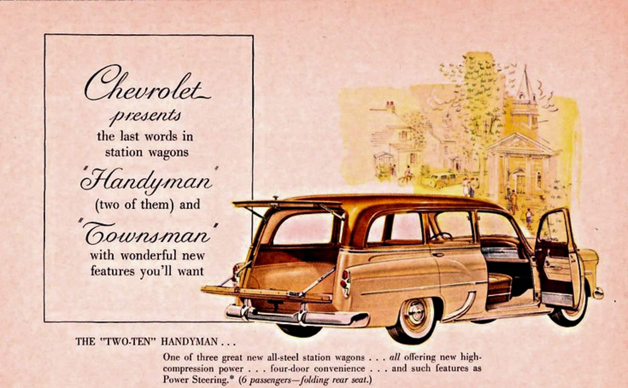 1953 Chevrolet Station Wagon ad
