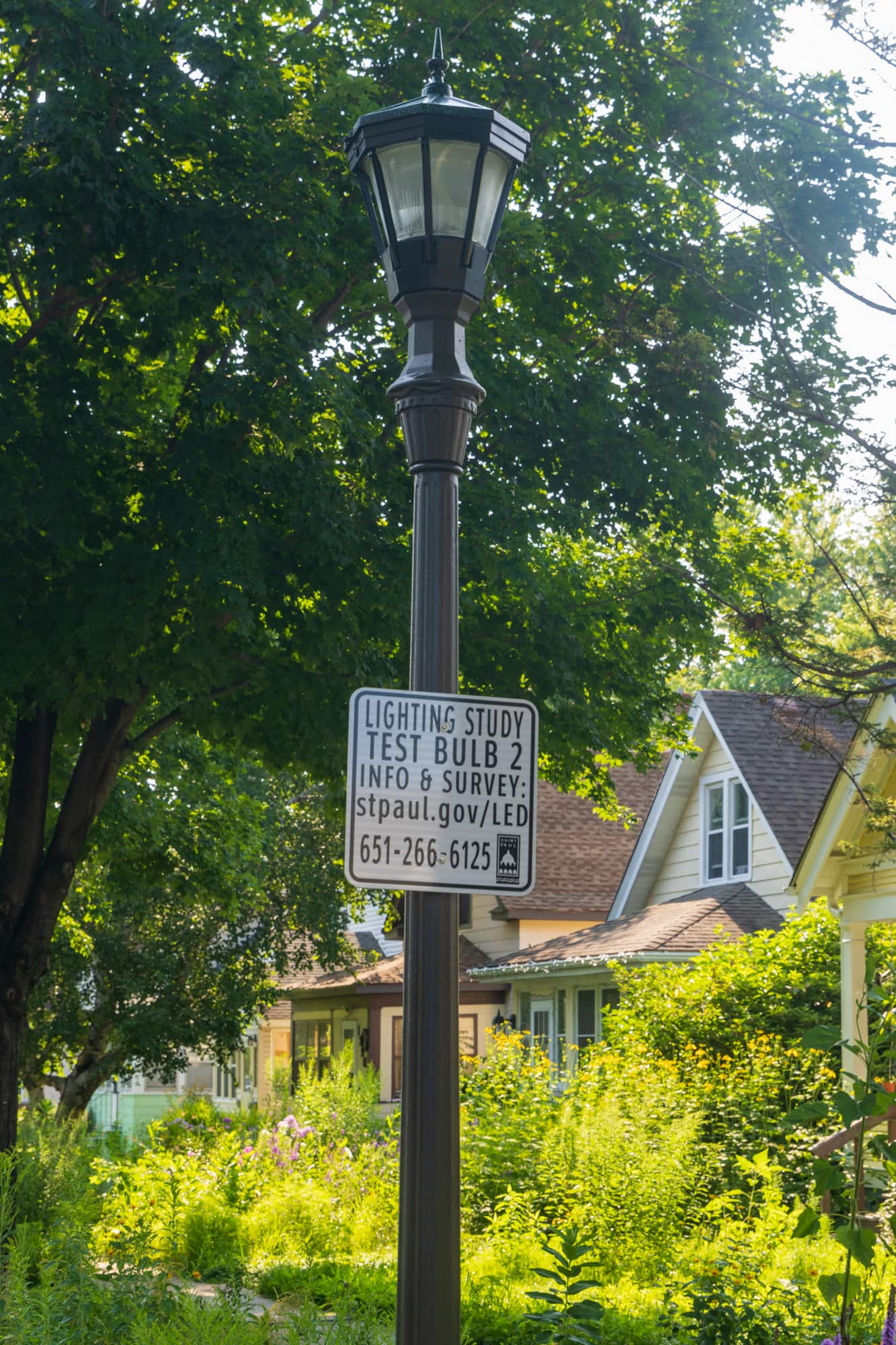 LED test on Van Buren