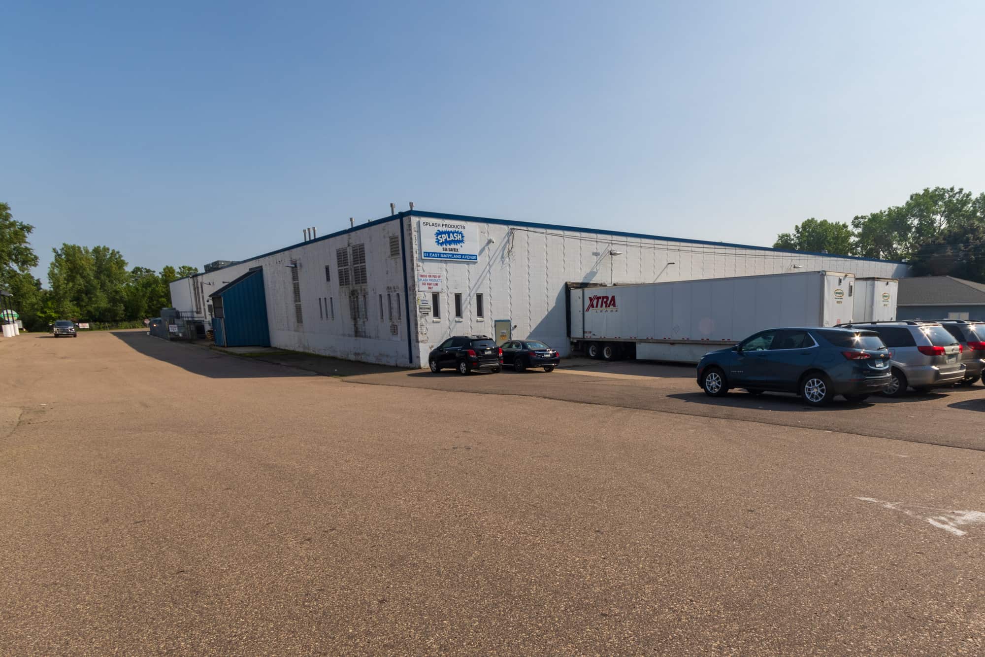 A vacated section of Abell Street