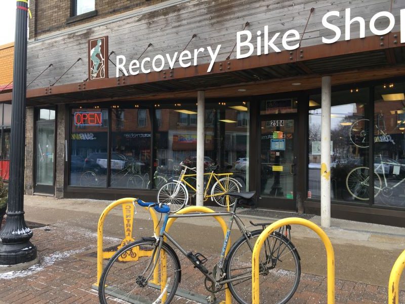 the exterior of Recovery Bike Shop