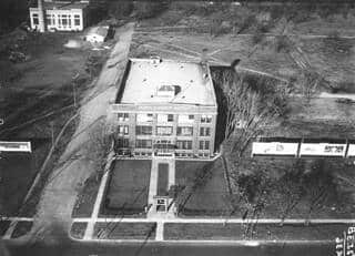 Aerial photo of Brown Blodgett building circa 1924