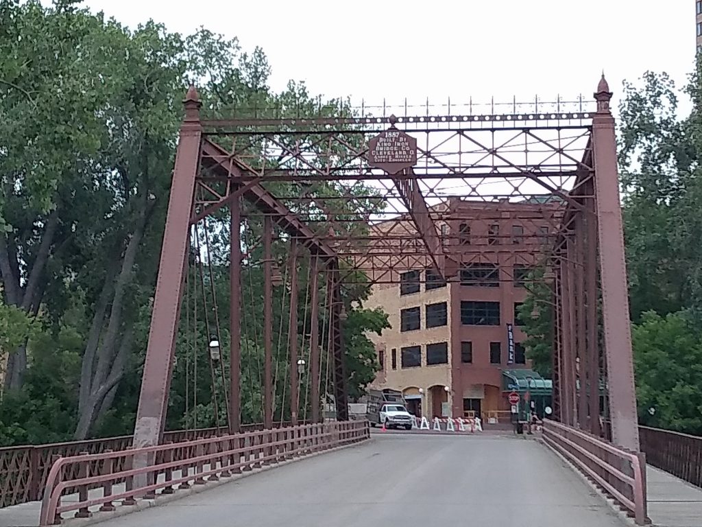 iron truss bridge