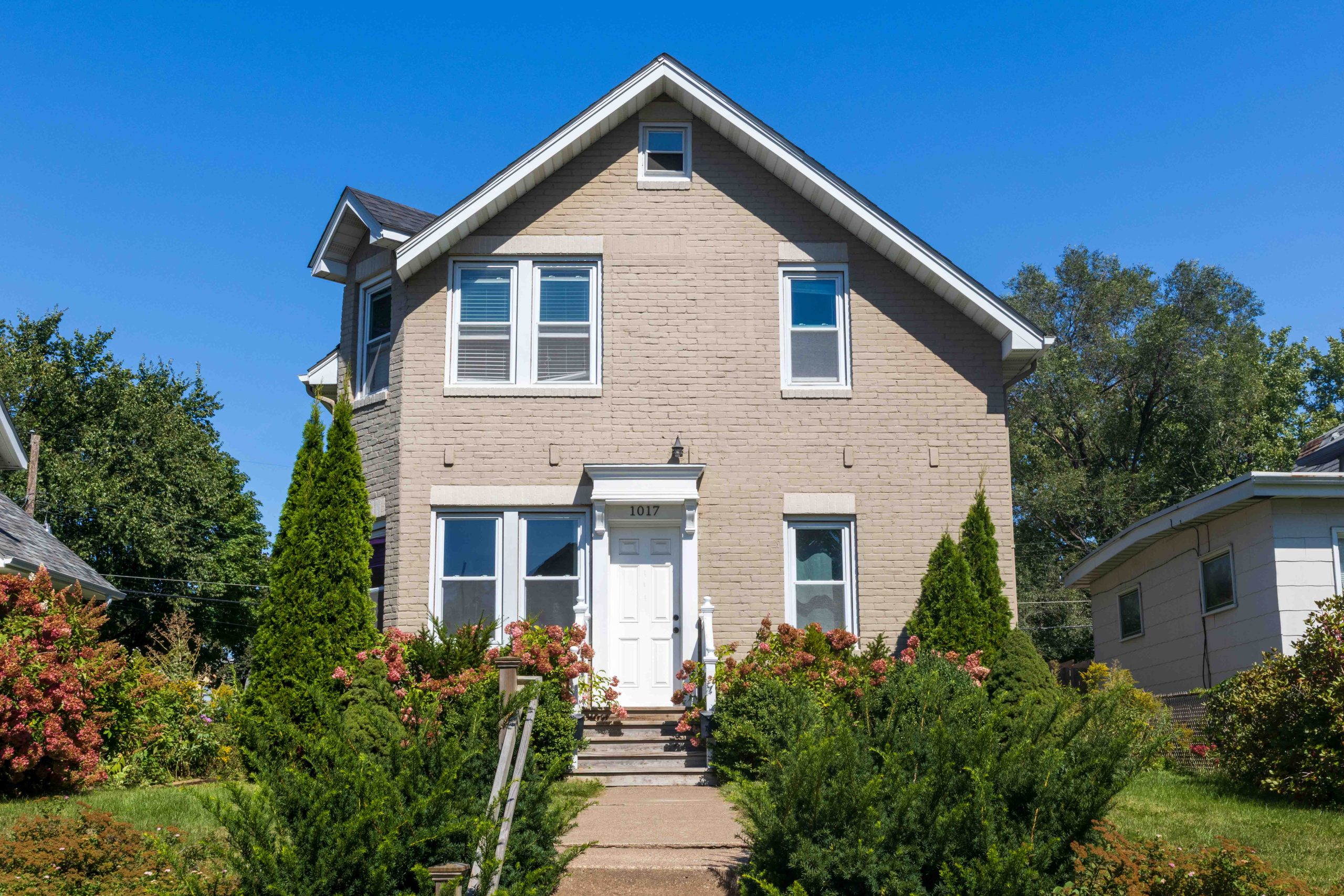 1017 Cook - 2 story home; unusual design.
