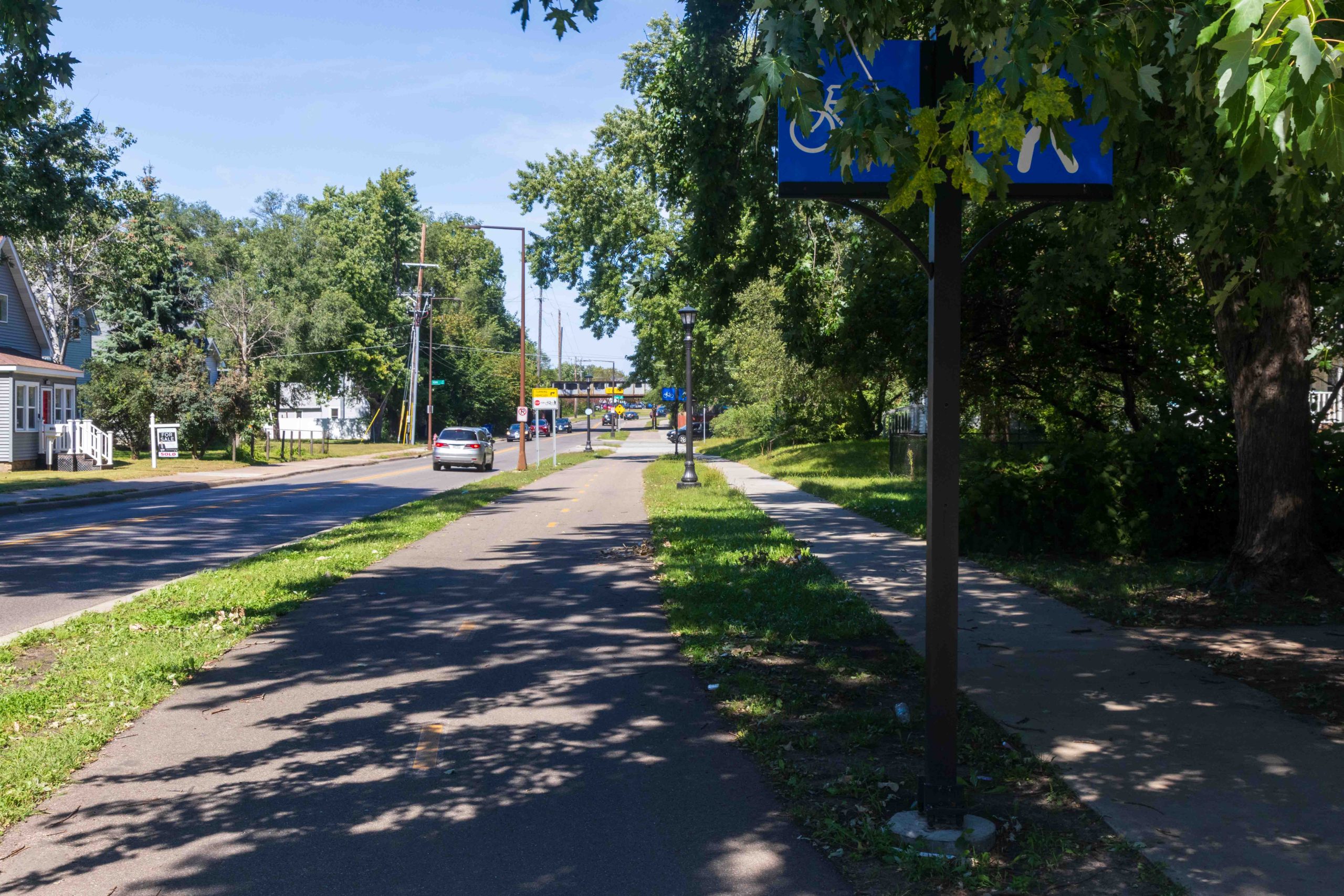Johnson Parkway and the Parkway’s regional bike trail.