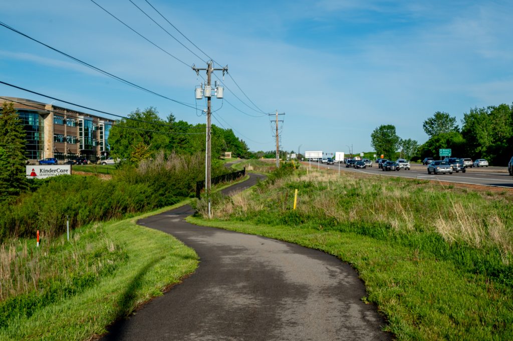 Trail along Augie Mueller Mem Hwy