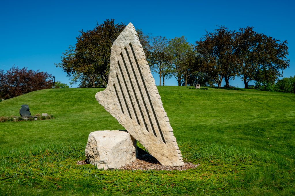 Sculptures at the Harrison Sculpture Garden

