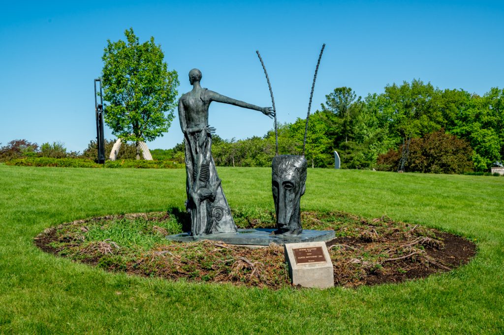 Sculptures at the Harrison Sculpture Garden

