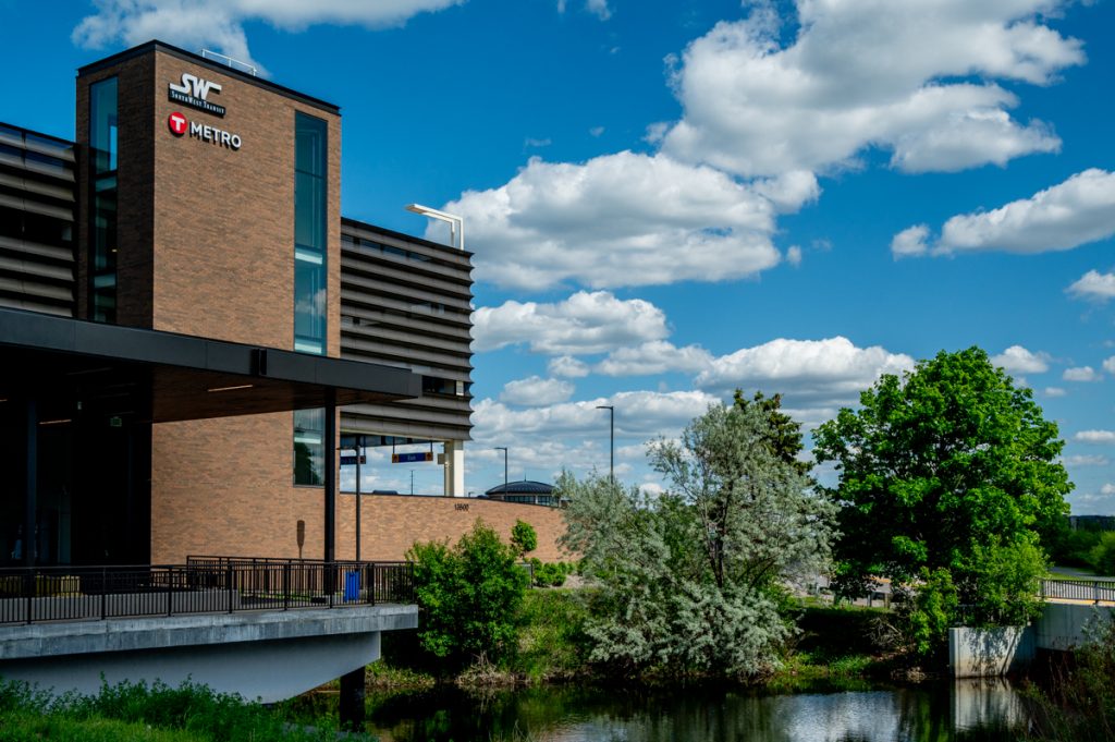A view of SouthWest Station