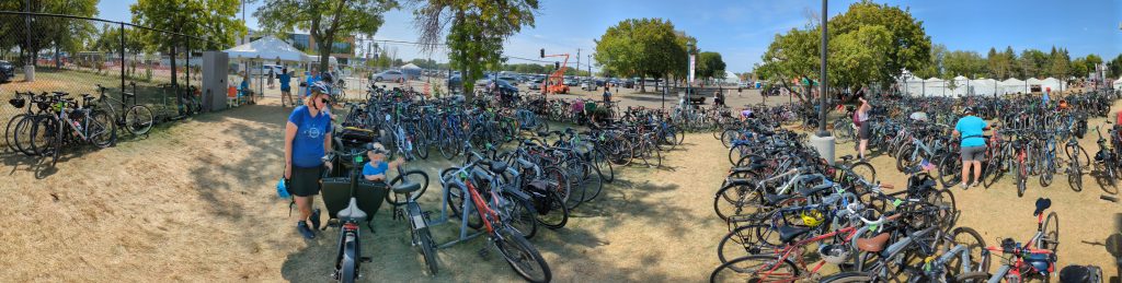 Bike Storage at the State Fairgrounds 