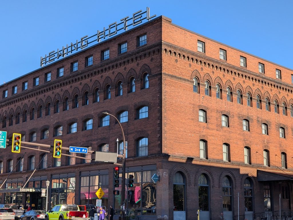 brown brick building