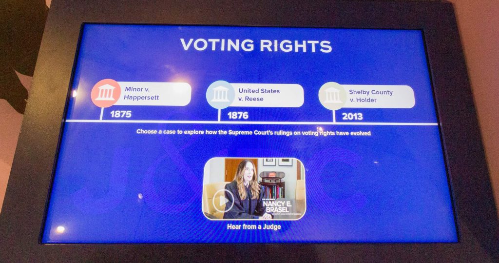 Two of the three cases about voting rights date back to the late 1800s, while the third case came in 2013.