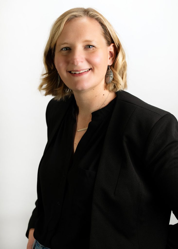 Morgan Radick portrait in front of a white background