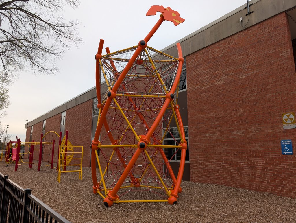 dragon-headed playground equipment