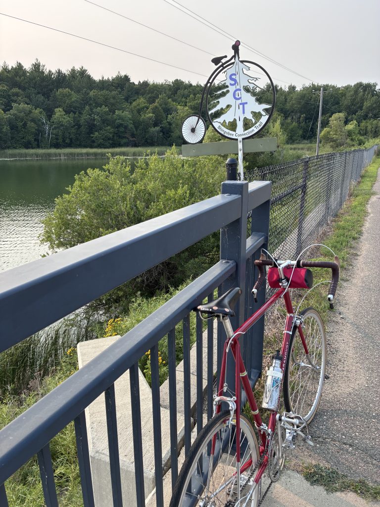 The Shingobee Connection Trail along Highway 371