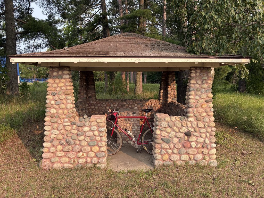 The gazebo at the site of the former Minnesota State Sanitorium.