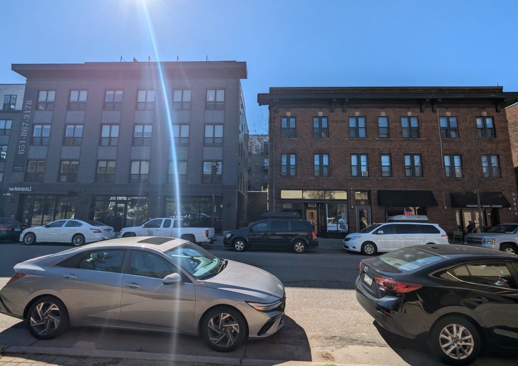 Mixed-use buildings at Selby Avenue and Dale Street in Saint Paul